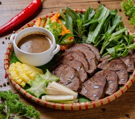 Bắp Bò Hấp Gừng