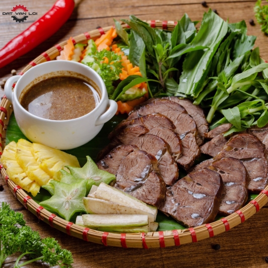 Bắp Bò Hấp Gừng